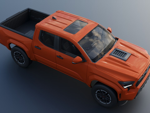 Toyota Tacoma TRD Sport 2024 3D प्रिंट मॉडल