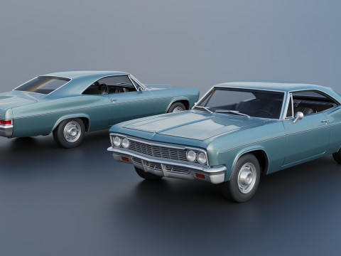 Chevrolet Impala 1966 3D Print Model