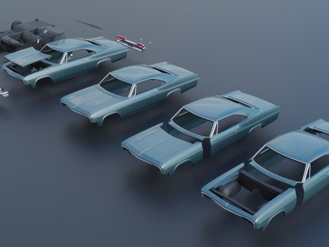 Chevrolet Impala 1966 3D Print Model