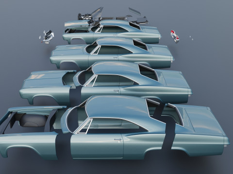 Chevrolet Impala 1966 3D Print Model