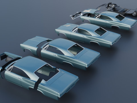 Chevrolet Impala 1966 3D Print Model