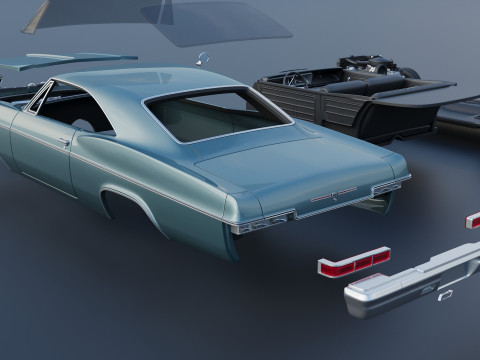 Chevrolet Impala 1966 3D Print Model