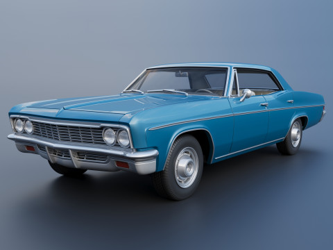 Chevrolet Impala 4-Door 1966 3D Print Model