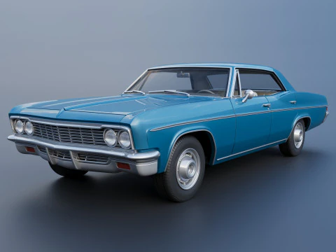 Chevrolet Impala 4-Door 1966 3D Print Model