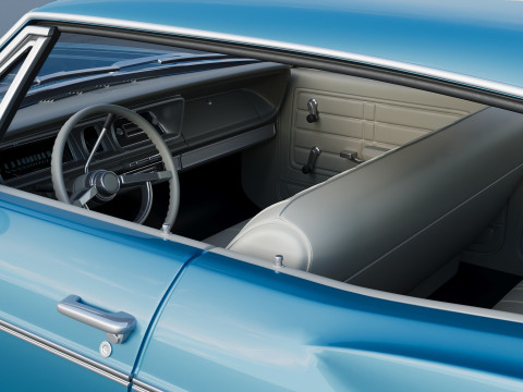 Chevrolet Impala 4-Door 1966 3D-printmodel