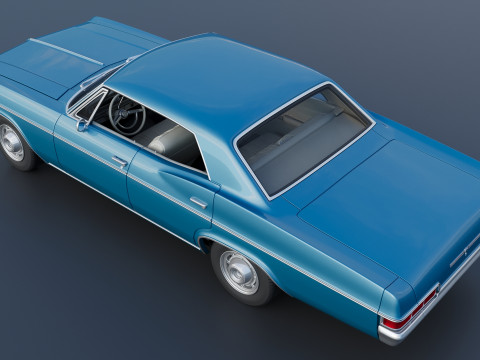 Chevrolet Impala 4-Door 1966 3D-printmodel