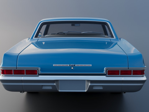 Chevrolet Impala 4-Door 1966 3D-printmodel