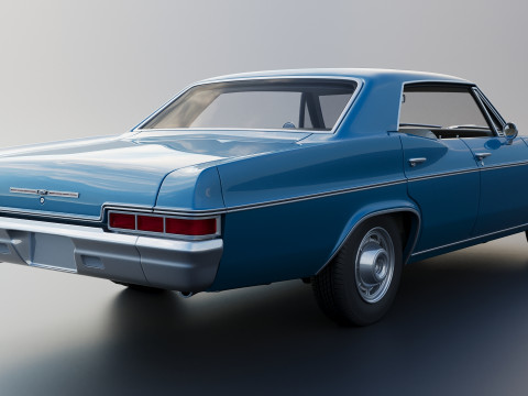 Chevrolet Impala 4-Door 1966 3D-printmodel