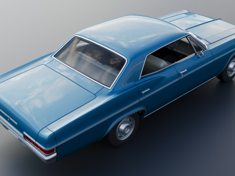 Chevrolet Impala 4-Door 1966 3D-printmodel