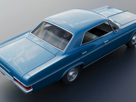 Chevrolet Impala 4-Door 1966 3D Print Model