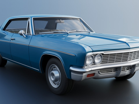 Chevrolet Impala 4-Door 1966 3D-printmodel
