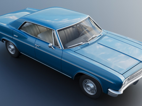 Chevrolet Impala 4-Door 1966 3D-printmodel