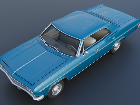 Chevrolet Impala 4-Door 1966 3D-printmodel