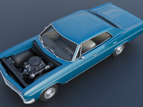 Chevrolet Impala 4-Door 1966 3D-printmodel