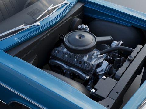 Chevrolet Impala 4-Door 1966 3D-printmodel