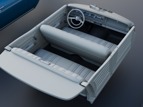 Chevrolet Impala 4-Door 1966 3D-printmodel