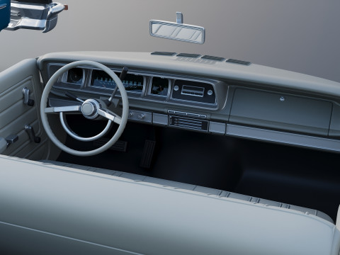 Chevrolet Impala 4-Door 1966 3D-printmodel