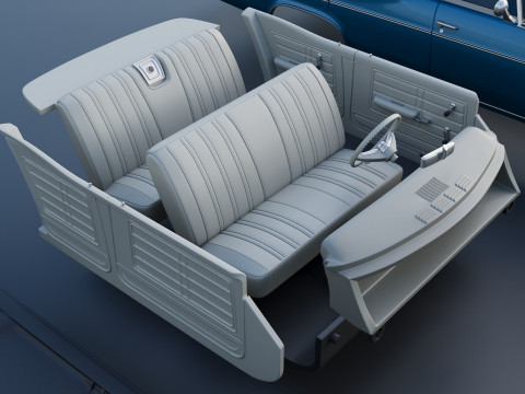 Chevrolet Impala 4-Door 1966 3D-printmodel