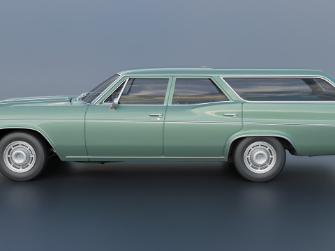 Chevrolet Impala Wagon 1966 3D 프린트 모델