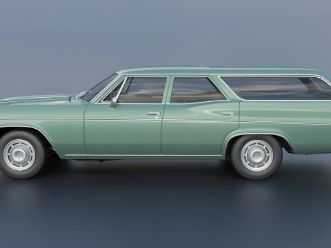 Chevrolet Impala Wagon 1966 3D Print Model