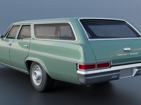 Chevrolet Impala Wagon 1966 3D 프린트 모델