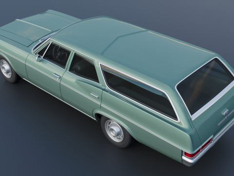 Chevrolet Impala Wagon 1966 3D 프린트 모델
