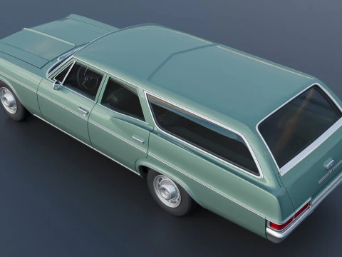 Chevrolet Impala Wagon 1966 3D Print Model