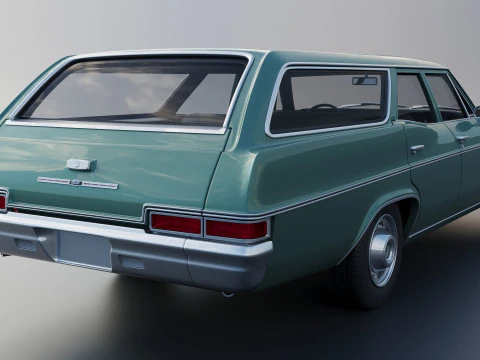 Chevrolet Impala Wagon 1966 3D Print Model