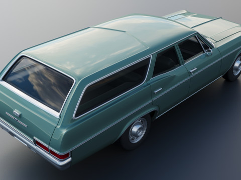 Chevrolet Impala Wagon 1966 3D 프린트 모델
