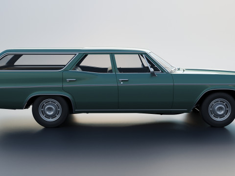 Chevrolet Impala Wagon 1966 3D 프린트 모델