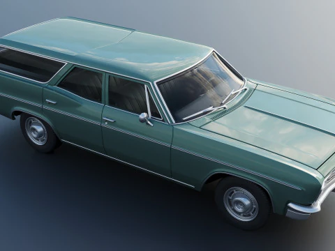 Chevrolet Impala Wagon 1966 3D Print Model