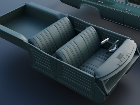 Chevrolet Impala Wagon 1966 3D 프린트 모델