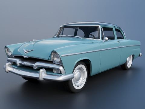 Plymouth Belvedere 1955 3D 프린트 모델