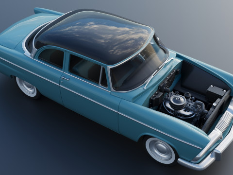 Plymouth Belvedere 1955 3D Принт Модель
