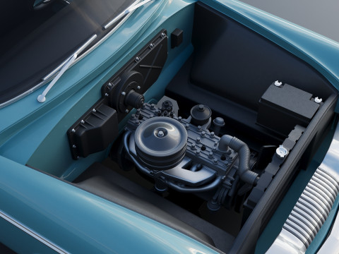 Plymouth Belvedere 1955 3D Принт Модель