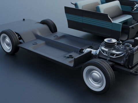 Plymouth Belvedere 1955 3D Принт Модель
