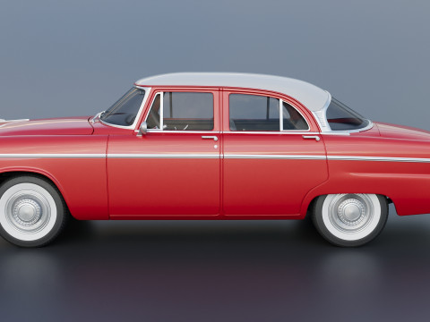 Plymouth Belvedere 4 Door 1955 Modèles 3D en vedette