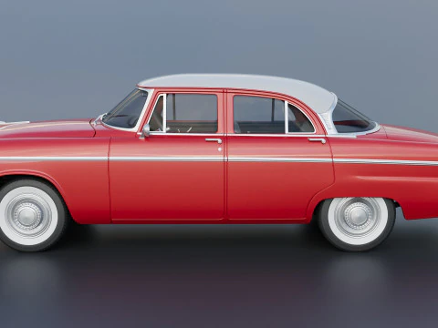 Plymouth Belvedere 4 Door 1955 3D Print Model in Automotive 541043