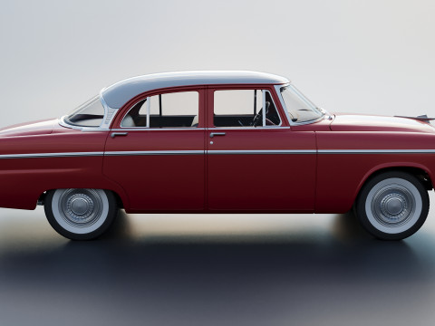 Plymouth Belvedere 4 Door 1955 Modèles 3D en vedette