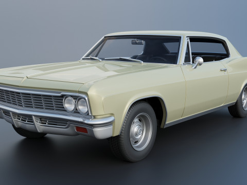 Chevrolet Caprice 1966 3Dプリントモデル