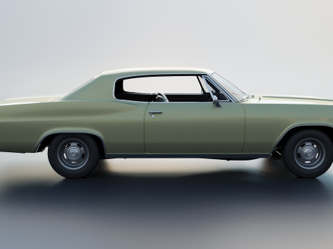 Chevrolet Caprice 1966 3Dプリントモデル