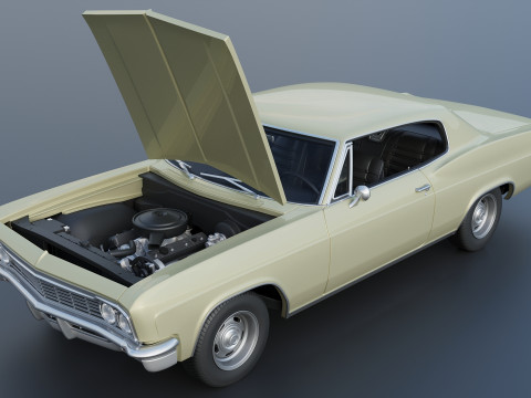 Chevrolet Caprice 1966 3Dプリントモデル