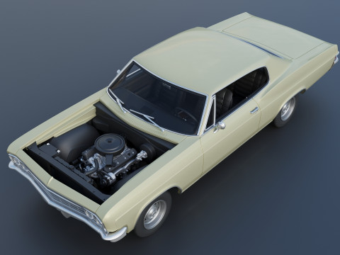 Chevrolet Caprice 1966 3Dプリントモデル