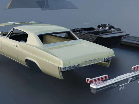 Chevrolet Caprice 1966 3D Print Model