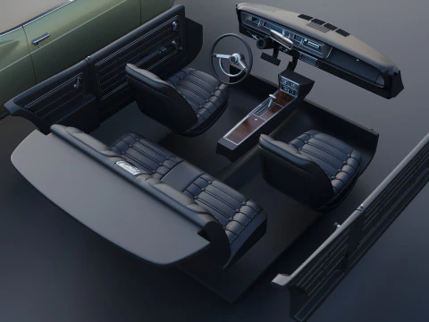 Chevrolet Caprice 1966 3D Print Model