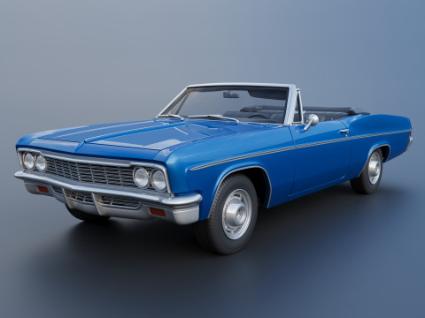 Chevrolet Impala Convertible 1966 3D Print Model