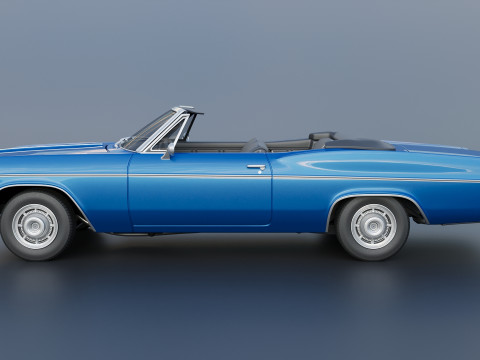 Chevrolet Impala Convertible 1966 Model do druku 3D