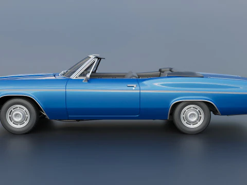 Chevrolet Impala Convertible 1966 3D Print Model