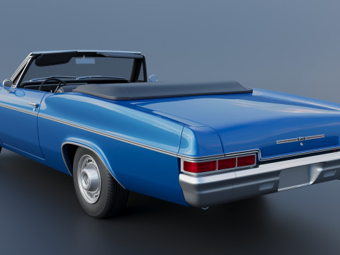 Chevrolet Impala Convertible 1966 Model do druku 3D