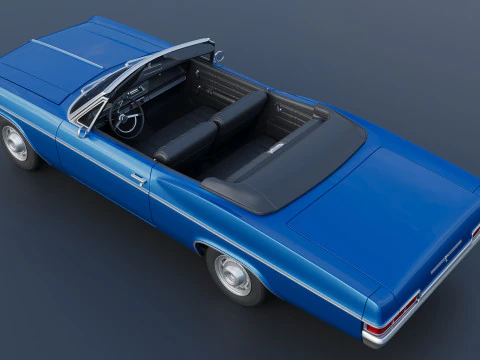 Chevrolet Impala Convertible 1966 3D Print Model